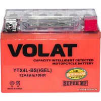Мотоциклетный аккумулятор VOLAT YTX4L-BS(iGEL) (4 А·ч) в Бобруйске