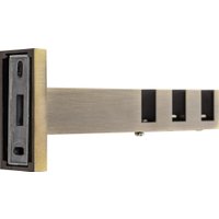 Карниз для штор Sundays Home Флэт Лайн Изи тройной (заглушка антик 3 м)