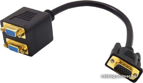 Адаптер USBTOP 1x2 VGA, пассивный