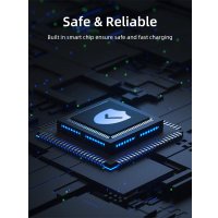 Кабель Cabletime 3A USB Type-A - USB Type-C (0.5 м, черный)