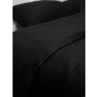 2-спальный комплект постельного белья Loon Adelina (2-спальный, наволочка 50x70, черный)