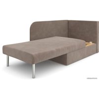 Тахта Мебель-АРС Алиса (бархат, серо-шоколадный star velvet 60 coffee)