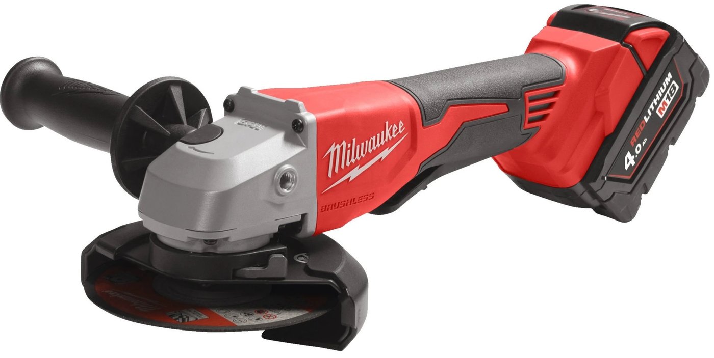 

Угловая шлифмашина Milwaukee M18 BLSAG115XPD-0 4933492646 (с 2-мя АКБ, кейс)