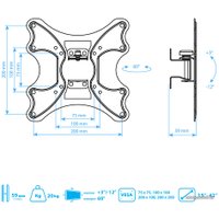 Кронштейн для телевизора Kromax GALACTIC-11