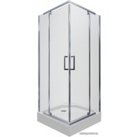 Душевой уголок Triton Каппа А1 Хром 90х90 (прозрачное стекло)