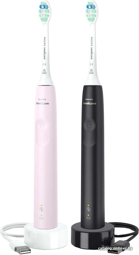 Комплект электрических зубных щеток Philips Sonicare 3100 series HX3675/15