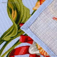 Набор полотенец DomoVita Цветы для любимых 3 шт 4161786 (ассорти)