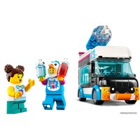 Конструктор LEGO City 60384 Фургон для шейков Пингвин