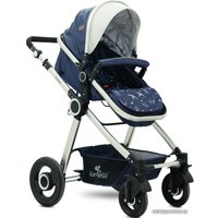 Универсальная коляска Lorelli Alexa 2019 (3 в 1, синий)