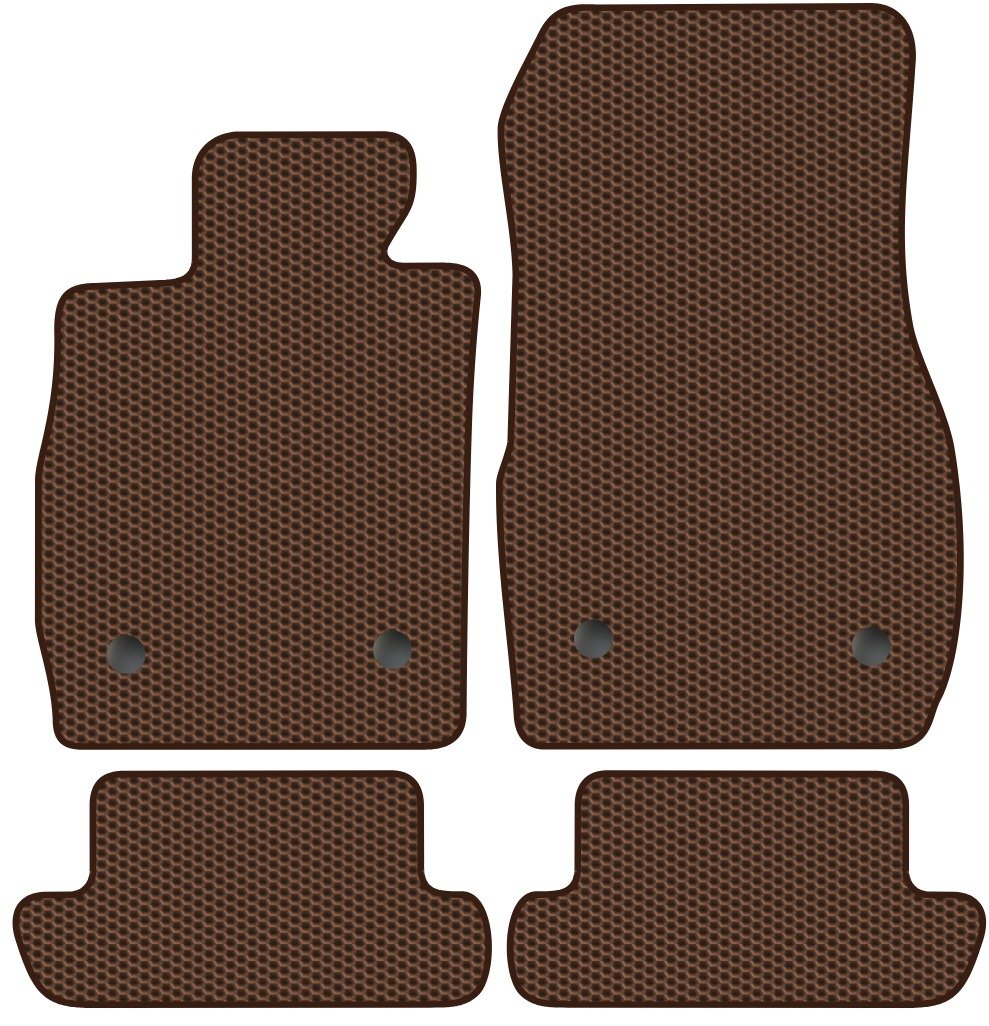 

Комплект ковриков для авто Alicosta BMW 8-Series II (купе / G15 (купе)) 2019 - 2022 (коричневый, сота)