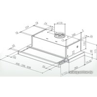 Кухонная вытяжка Faber Flox BK A50 315.0567.354
