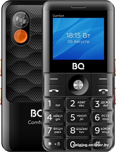 Кнопочный телефон BQ BQ-2006 Comfort (черный)