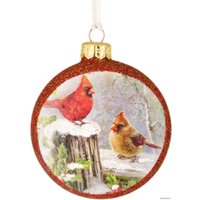 Елочная игрушка Грай Медальон Птички Ф-95