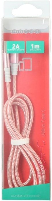 

Кабель Omega Computer OUFBB3TYPECBOXRG 1 м (розовый)