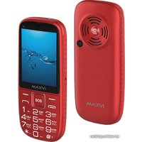 Кнопочный телефон Maxvi B9 (красный)