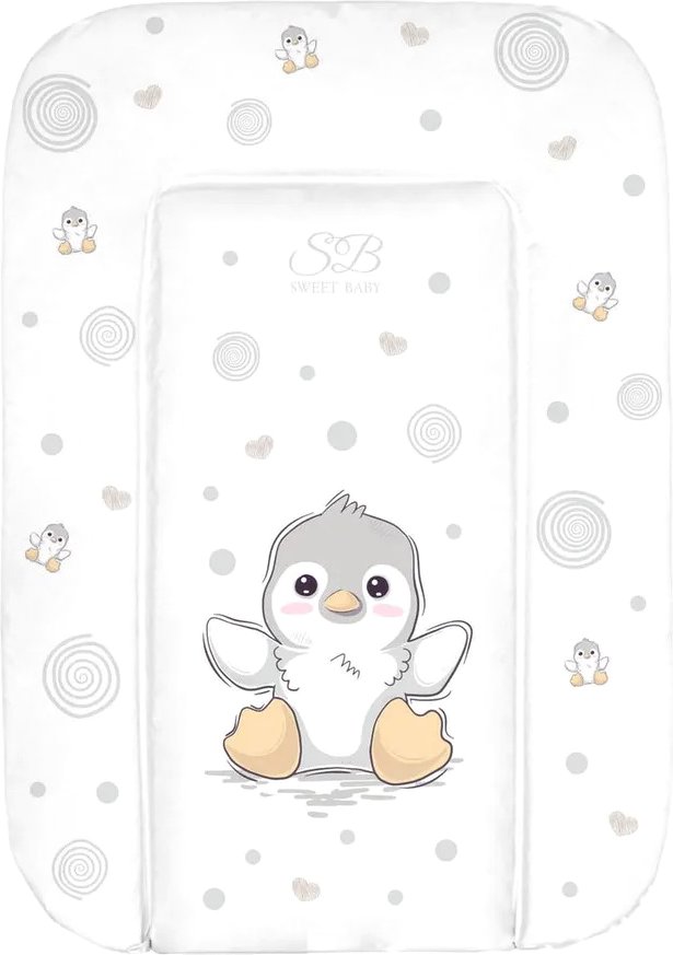 

Пеленальный матрас Sweet Baby Pinguino New Grigio 48x71 (пингвин серый)