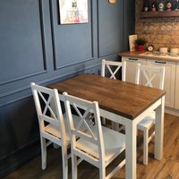 Кухонный стол ЭлиГард One (соо) 1100-1490x670x770 (дуб канзас)