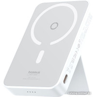 Внешний аккумулятор Baseus MagPro Magnetic Bracket Wireless Fast-Charging Power Bank 20W 5000mAh (белый)