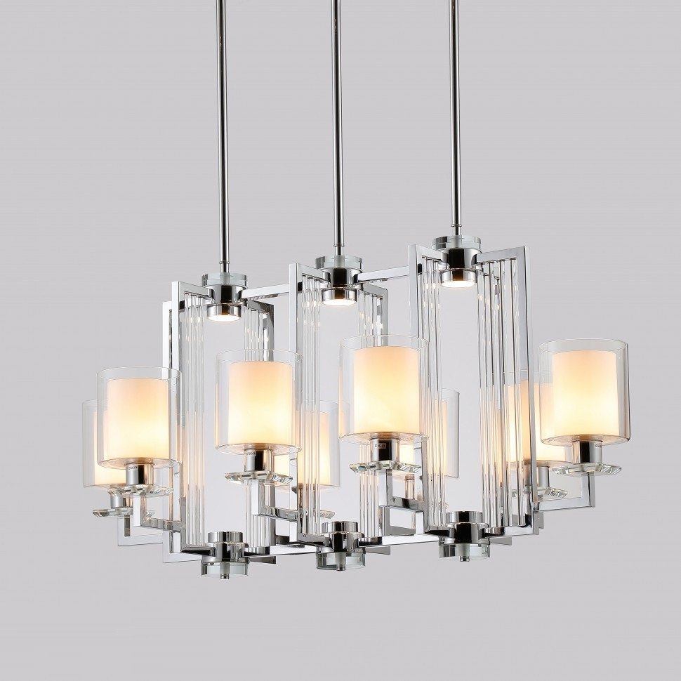 Подвесная люстра iLamp King RM6201-8P CR+CL