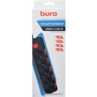 Сетевой фильтр Buro 500SH-3-SW-B