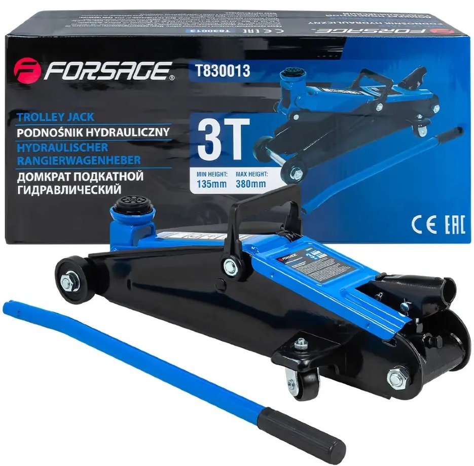 

Подкатной домкрат FORSAGE T830013 3т.