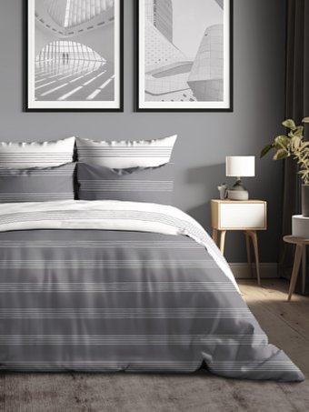 Евро комплект постельного белья Василиса Евро 20321/1