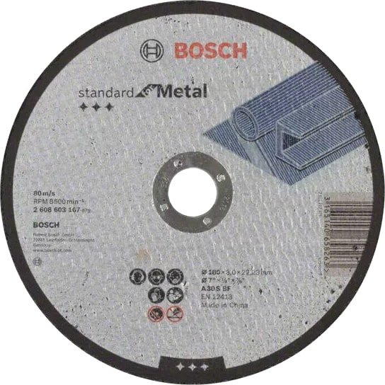 

Отрезной диск Bosch Standard for Metal 2.608.603.167