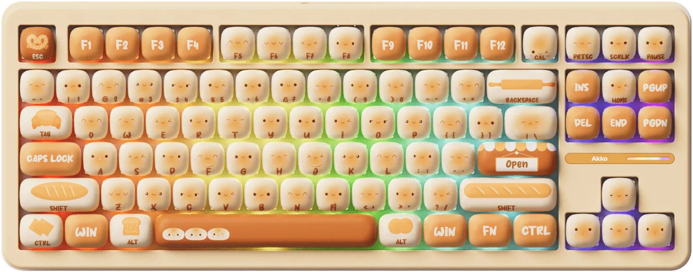Клавиатура Akko Tac87 Bun Wonderland (Akko V3 Piano Pro, нет кириллицы)
