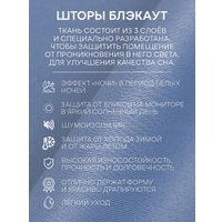 Штора Amore Mio RR Milan-07 200x270 84475 (голубой)