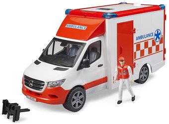 Скорая помощь Bruder MB Sprinter c фигуркой водителя 02676