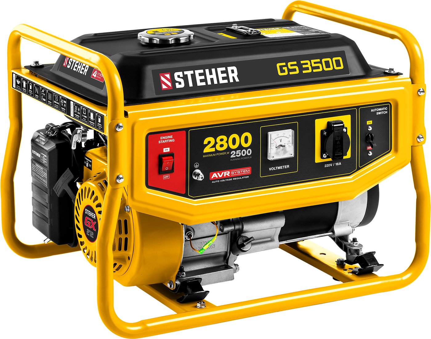 

Бензиновый генератор Steher GS-3500