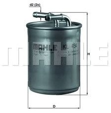 

Топливный фильтр Mahle Knecht KL494