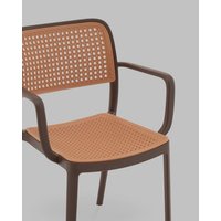 Стул Stool Group Yona с подлокотниками PP-297 (коричневый)