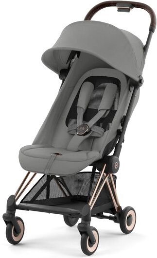 

Коляска прогулочная «книга» Cybex Coya (mirage grey/rosegold frame)
