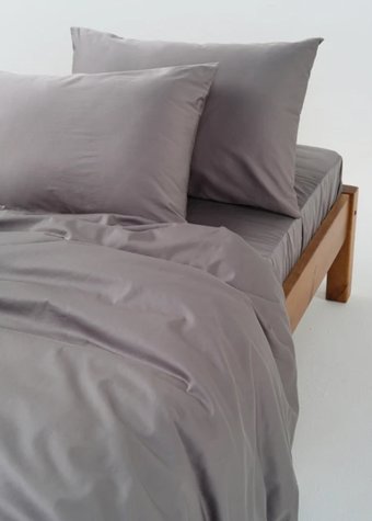 1.5-спальный комплект постельного белья GoodNight Сатин Делюкс 1.5 401427 (тауп)