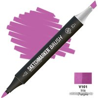 Маркер художественный Sketchmarker Brush Двусторонний V101 SMB-V101 (фиолетовый ирис) в Гомеле