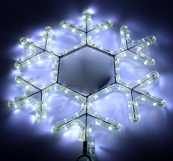 

3D-фигура Neon-Night Снежинка LED (45x38 см, белый) [501-212-1]