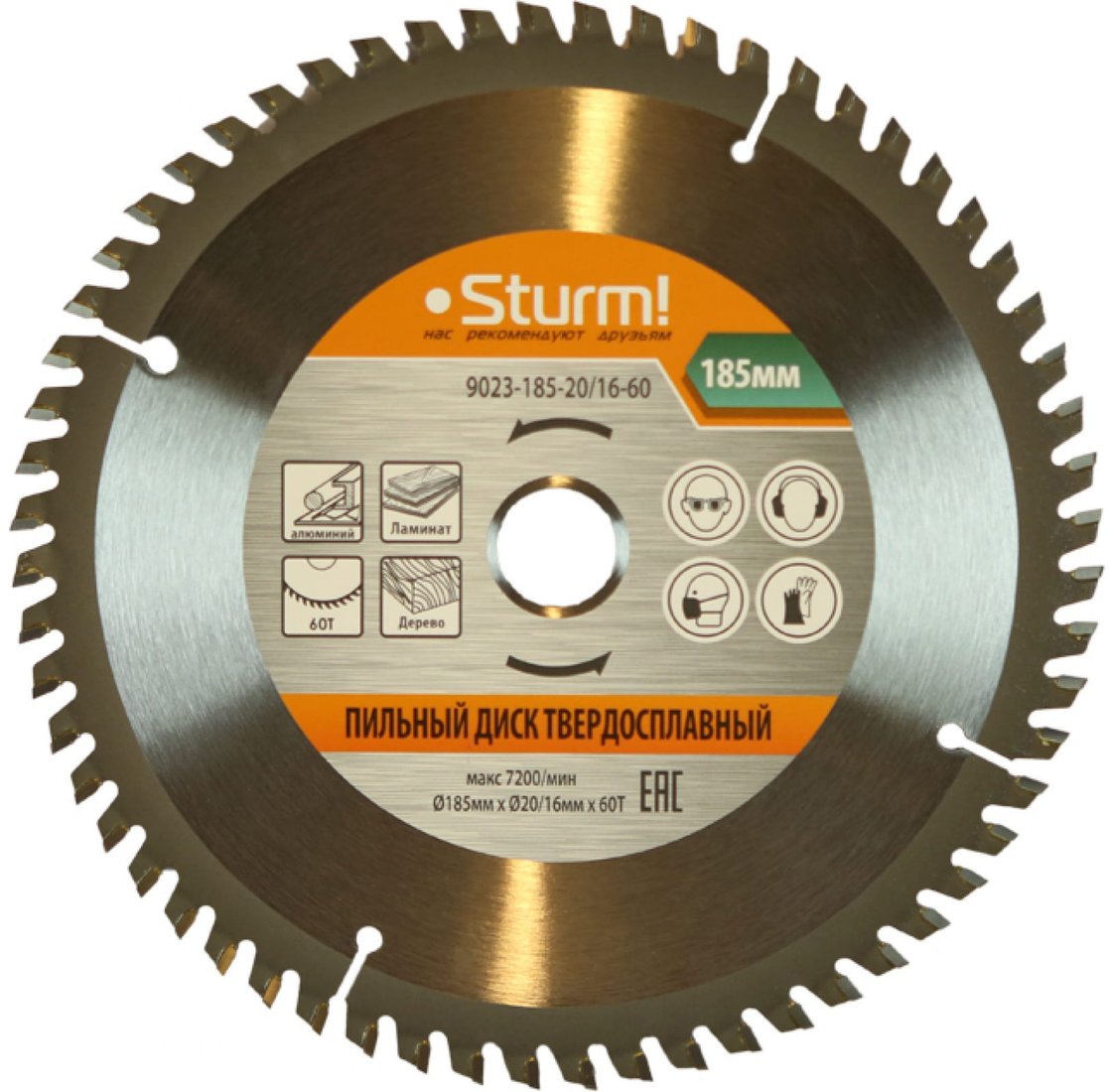 

Пильный диск Sturm 9023-185-20/16-60