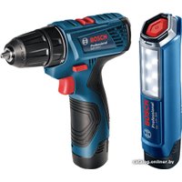 Дрель-шуруповерт Bosch GSR 120-LI Professional 06019G8004 (с 2-мя АКБ, кейс)