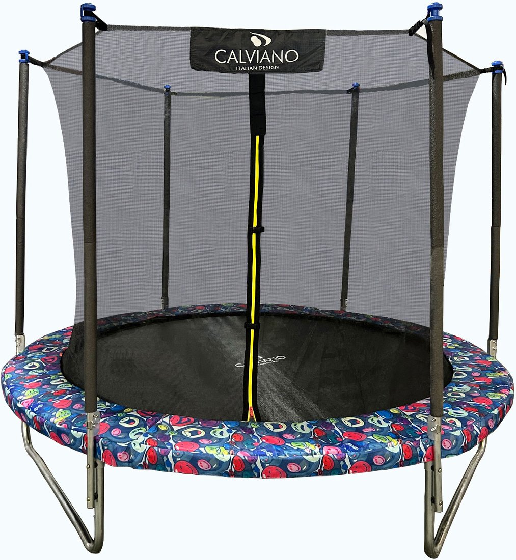 

Батут Calviano Smile 183 см-6 ft с внутренней сеткой складной