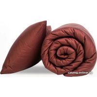 1.5-спальный комплект постельного белья GoodNight Сатин Делюкс 1.5 401429 (шоколад)