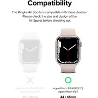 Чехол Ringke Air Sports для Apple Watch 9/8/7 45mm, Se3/Se2/Se/6/5/4 44mm Black