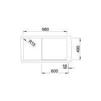 Кухонная мойка Blanco Zenar XL 6 S 527187 (левая, мягкий белый)
