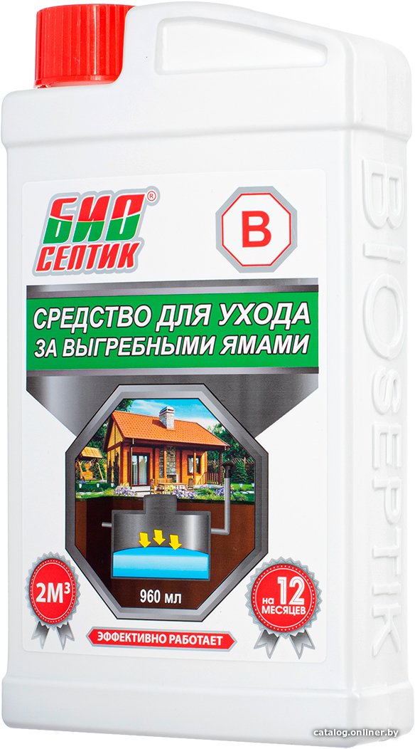 Жидкость для биотуалетов Биосептик В Средство для ухода за выгребными ямами