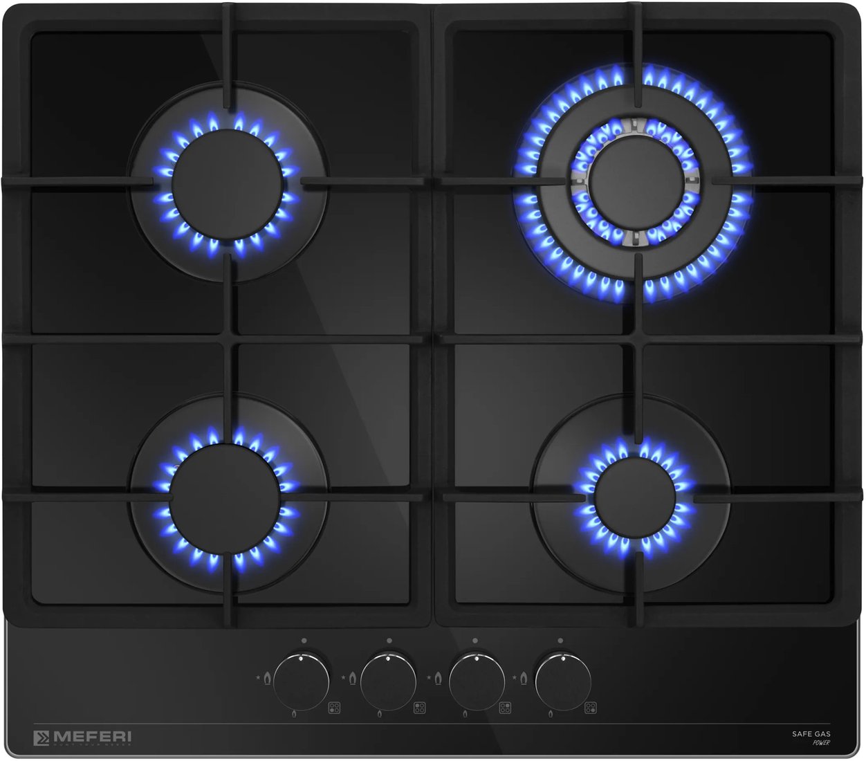 Варочная панель Meferi MGH604BK Glass Power