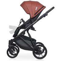 Универсальная коляска Riko Montana Ecco 3 в 1 (17, темно-бордовый)