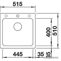 Кухонная мойка Blanco Naya 5 526578 (черный)