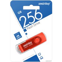 USB Flash SmartBuy Twist 3.0 256GB (красный)