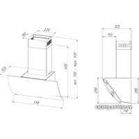Кухонная вытяжка Akpo Clarus eco 60 WK-4 (черный)