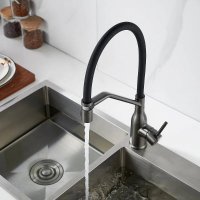 Смеситель Shevanik S343T-3 (оружейная сталь)